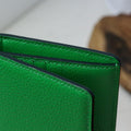 Bespoke Long Wallet in Apple Green Chèvre