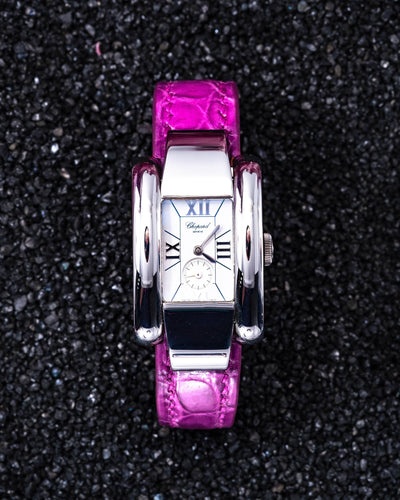 Bespoke Watch Strap in Purple Crocodile