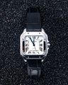 Bespoke Watch Strap in Black Crocodile