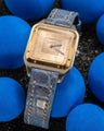 Bespoke Watch Strap in Baby Blue Himalayan Crocodile