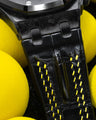 Bespoke Watch Strap in Black Crocodile