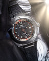 Bespoke Watch Strap in Black Chèvre