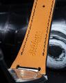 Bespoke Watch Strap in Black Chèvre