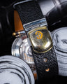Bespoke Watch Strap in Black Chevre
