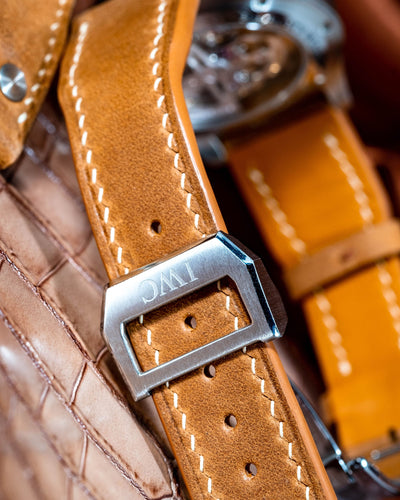 Bespoke Watch Strap in Brown Suede Calf
