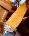 Bespoke Watch Strap in Brown Suede Calf