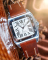 Bespoke Watch Strap in Golden Barenia