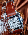 Bespoke Watch Strap in Golden Barenia