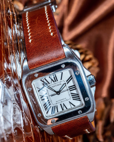 Bespoke Watch Strap in Golden Barenia