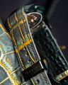 Bespoke Watch Strap in Gold Turquoise Crocodile