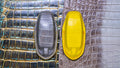 Bespoke Key Fob Covers in Olive Grey & Matte Yellow Crocodile