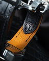 Bespoke Watch Strap in Jet Black Crocodile
