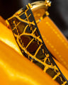 Bespoke Watch Strap in Black Gold Alligator