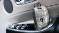 Bespoke Key Fob Cover in Grey Crocodile