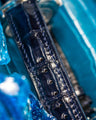 Bespoke Watch Strap in Navy Blue Crocodile