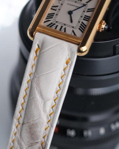 Bespoke Watch Strap in Natural Himalayan Crocodile