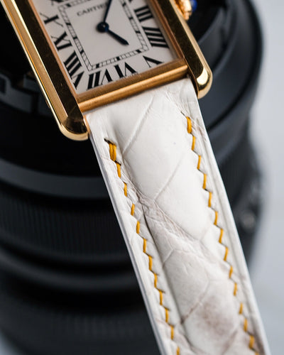 Bespoke Watch Strap in Natural Himalayan Crocodile