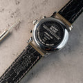 Bespoke Watch Strap in Olive Grey Crocodile
