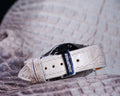 Bespoke Watch Strap in Natural Himalayan Crocodile