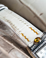 Bespoke Watch Strap In Natural Himalayan Crocodile