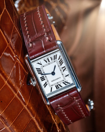 Bespoke Watch Strap in Chocolate Brown Crocodile