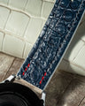 Bespoke Watch Strap in Natural Himalayan Crocodile