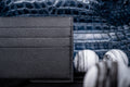 Bespoke Card Holder In Black Epsom