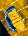 Bespoke Watch Strap in Yellow Crocodile