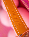 Bespoke Watch Strap in Baby Pink Crocodile