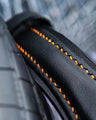 Bespoke Bund Strap in Black Chevre