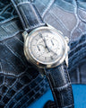 Bespoke Watch Strap in Denim Crocodile