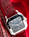 Bespoke Watch Strap in Blood Red Crocodile