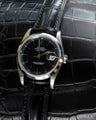 Bespoke Watch Strap in Black Crocodile