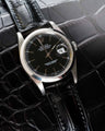 Bespoke Watch Strap in Black Crocodile