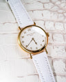 Bespoke Watch Strap in White Crocodile