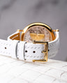 Bespoke Watch Strap in White Crocodile