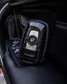 Bespoke Key Fob Cover in Black Crocodile