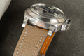 Bespoke Watch Strap in Etoupe Chevre