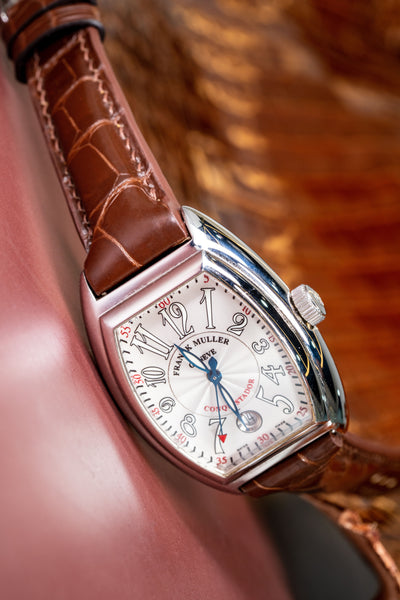 Bespoke Watch Strap in Chocolate Brown Crocodile