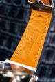 Bespoke Watch Strap in Denim Crocodile