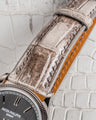 Bespoke Watch Strap in Natural Himalayan Crocodile