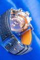 Bespoke Watch Strap in Navy Blue Chèvre