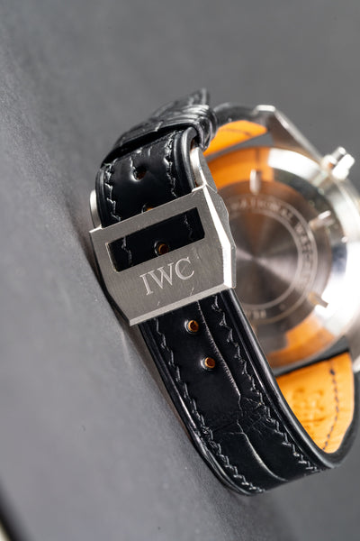 Bespoke Watch Strap in Black Crocodile