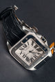Bespoke Watch Strap in Black Crocodile