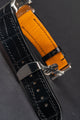 Bespoke Watch Strap in Black Crocodile