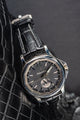 Bespoke Watch Strap in Black Crocodile
