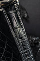 Bespoke Watch Strap in Black Crocodile