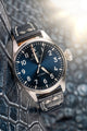 Bespoke Watch Strap in Navy Blue Crocodile
