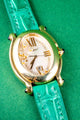 Bespoke Watch Strap in Emerald Green Crocodile