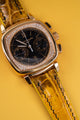 Bespoke Watch Strap in Yellow Himalayan Crocodile